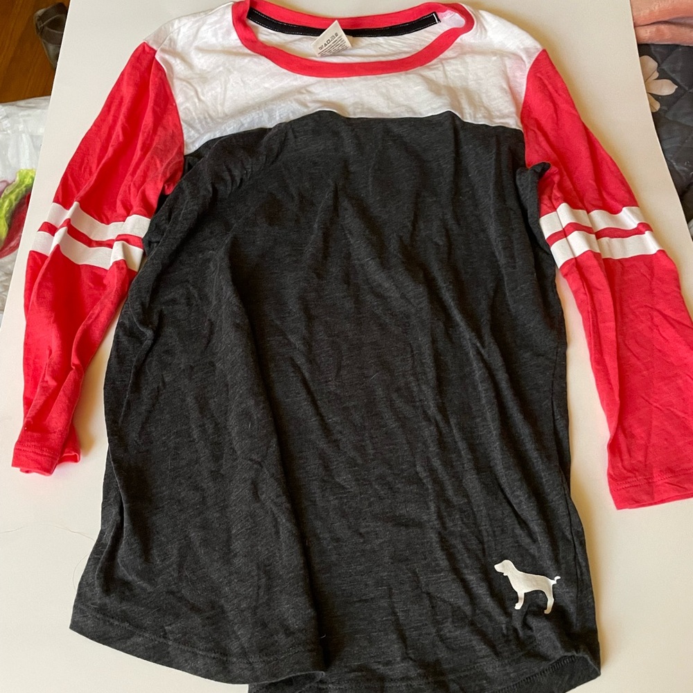 PINK: 3/4 Sleeve T-Shirt